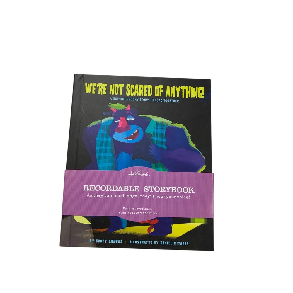 Hallmark Recordable Storybook We’re Not Scared of Anything Voice Book Giftable